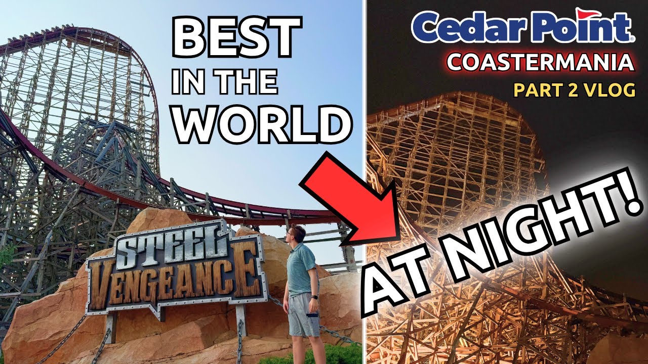 Riding HUGE rollercoasters in the DARK at Coastermania - June 2025