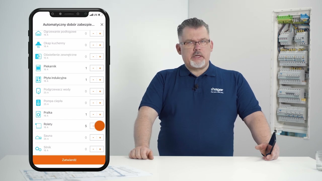 Aplikacja Hager Ready - tworzenie projektu rozdzielnicy do domu jednorodzinnego.