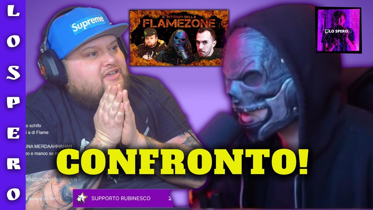 CONFRONTO TRA RUBINO E MR FLAME DOPO LA LIVE SULLO SCONTRO CON LICCARDO ROSARIO NELLA FLAMEZONE!