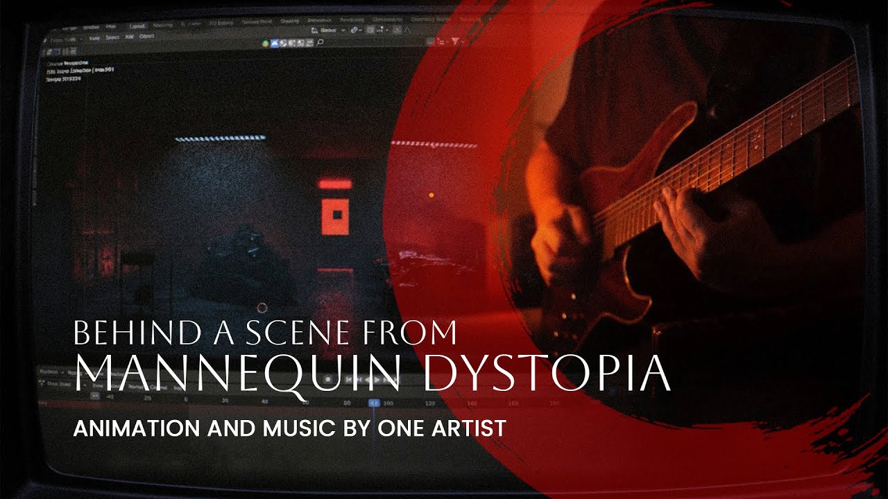 Making one scene from Blender ShortFilm | Animation + Music