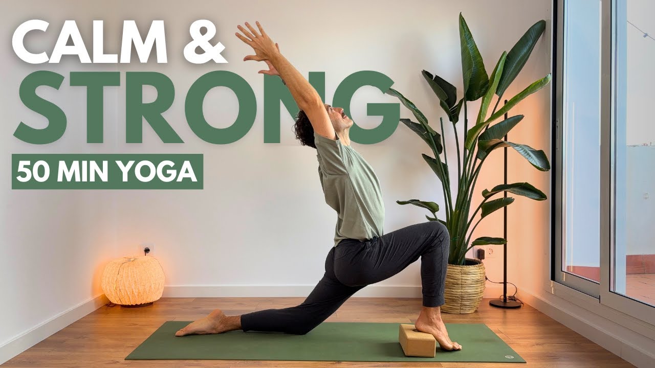 Развитие силы и подвижности | 50-минутный комплекс йоги для всего тела