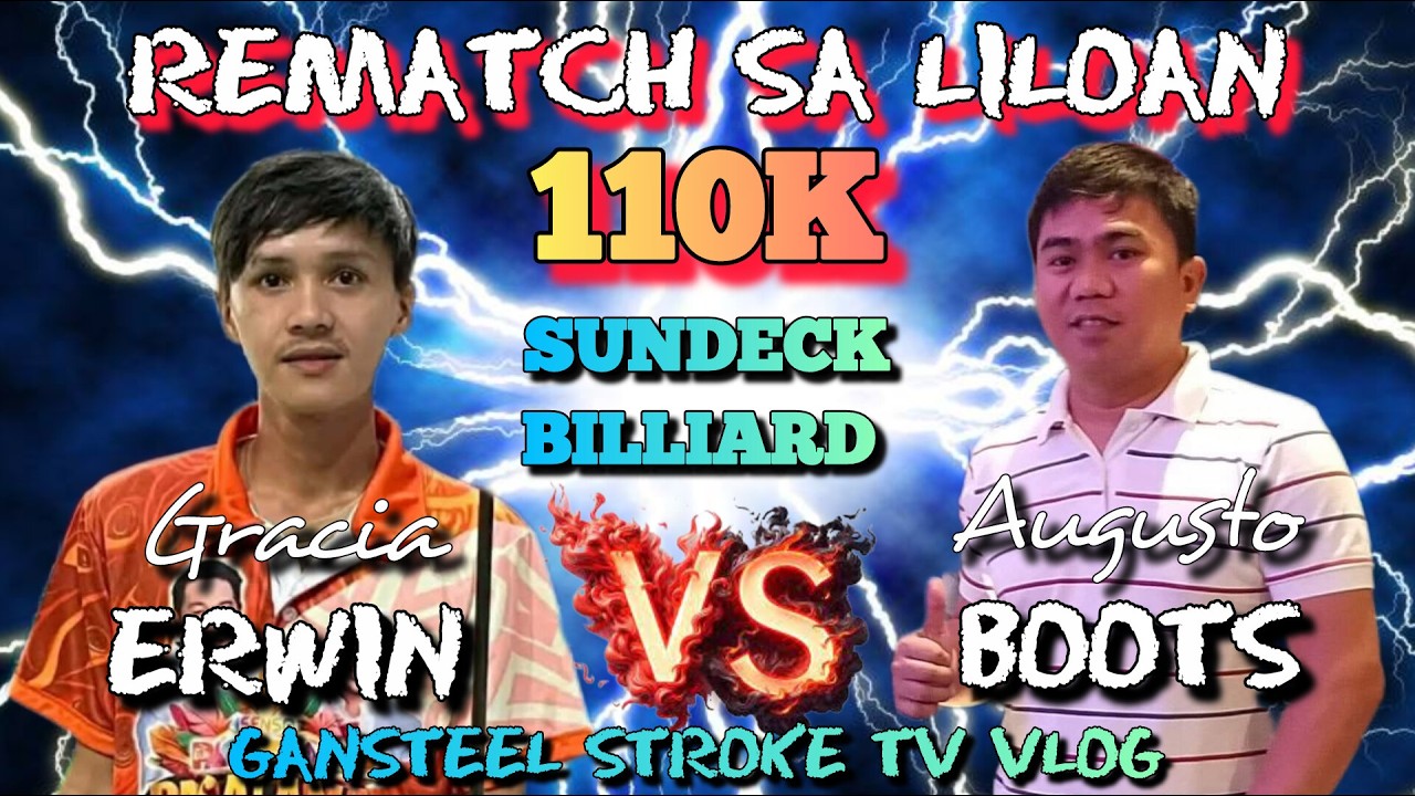 ERWIN GRACIA VS. BOOTS AUGUSTO 10 BALLS PAREHAS 110K