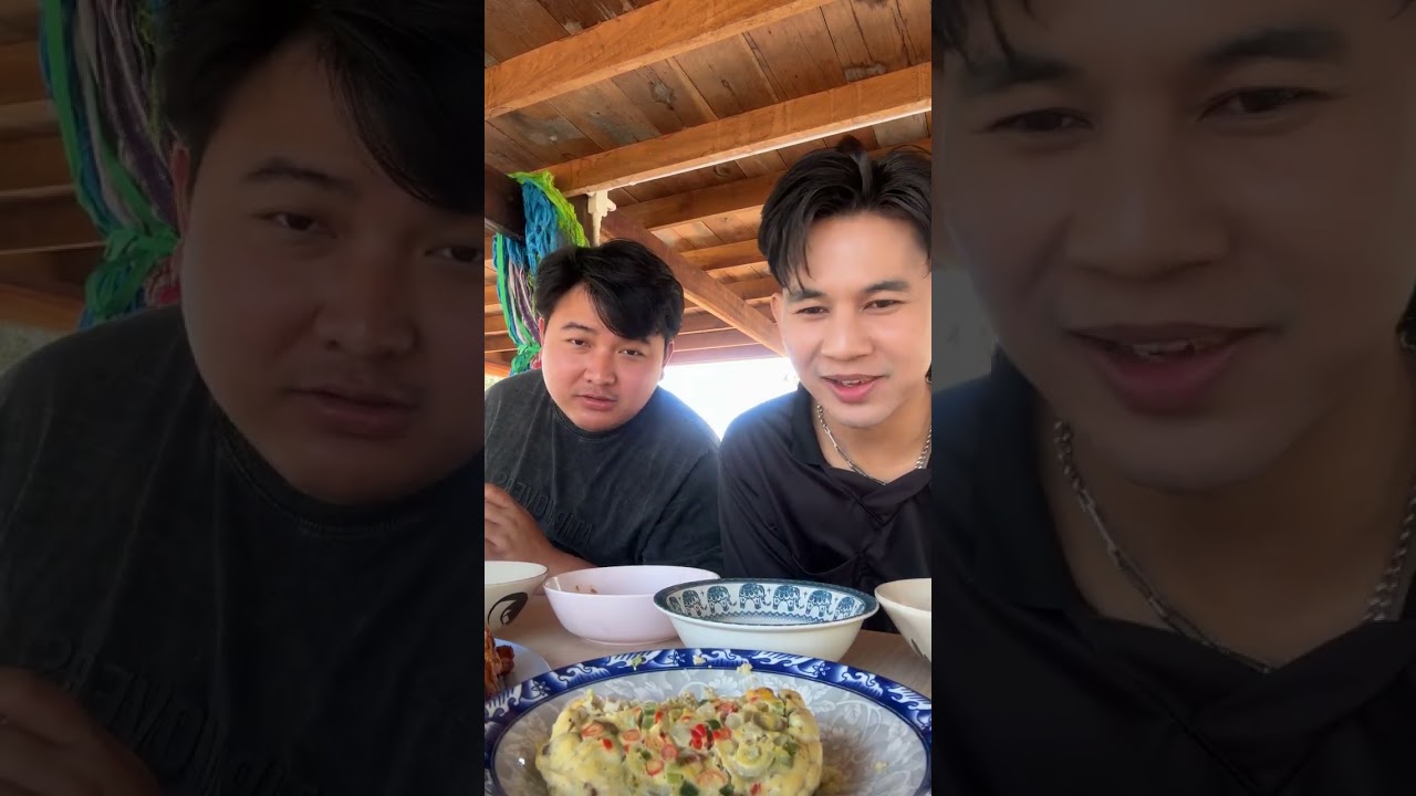 ครูชินจังพาก้องวายุและผู้จัดการโบทมาหว่านแหหาปลาที่บ้านครูชินจัง