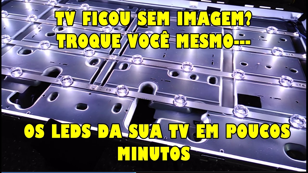 COMO TROCAR BARRAS DE LED TV LG 42LB5500(VIDEO COMPLETO)