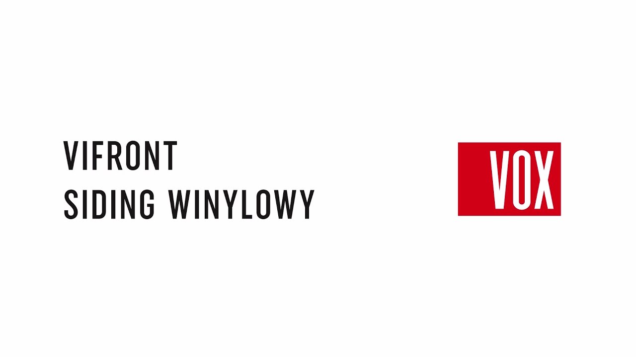 VOX Panele sidingowe. Instrukcja montażu