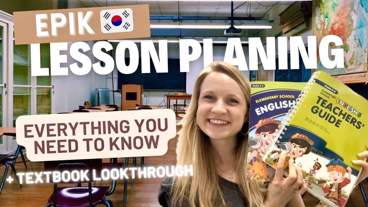 Lesson Planning as an EPIK Teacher | How to lesson plan | First-timers