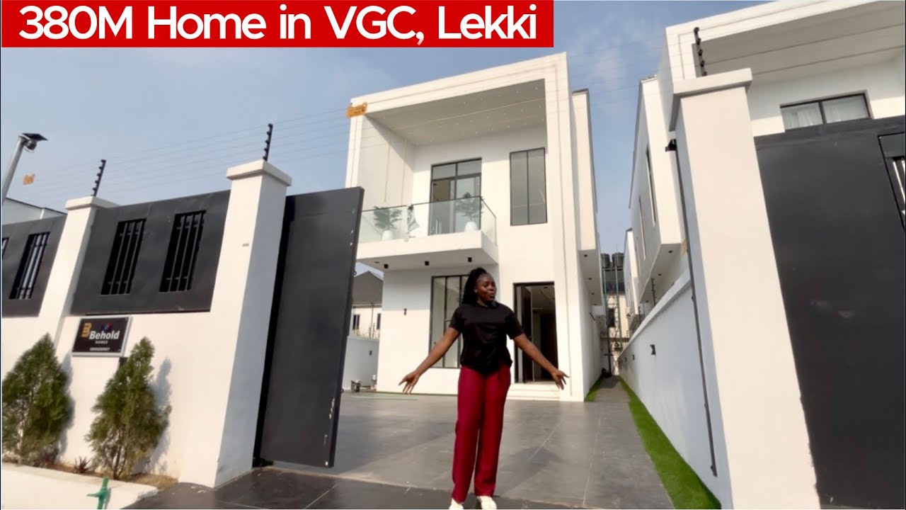 Inside This Beautiful 5 Bedroom Fully Detached Duplex for Sale in VGC Lekki Lagos | Modern Design