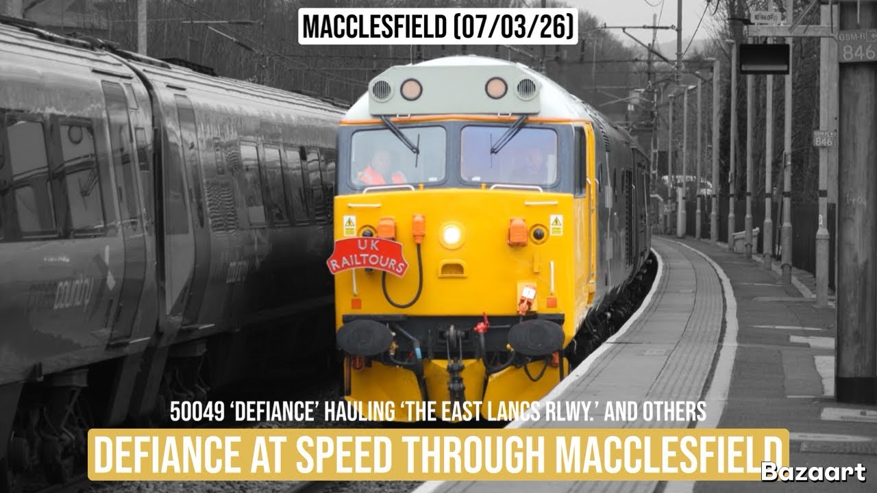 Defiance visits Cheshire! | Trains at Macclesfield (07/03/26) 