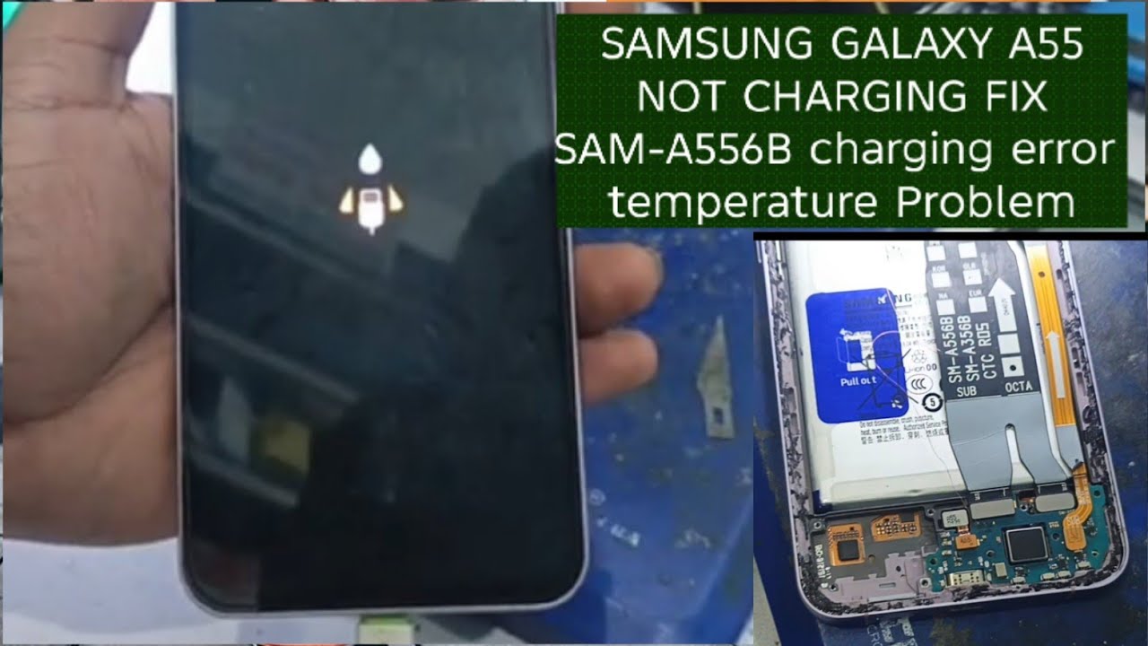 Samsung Galaxy A55 Not Charging problem/Sam-A556B Charging Error fix Solution 