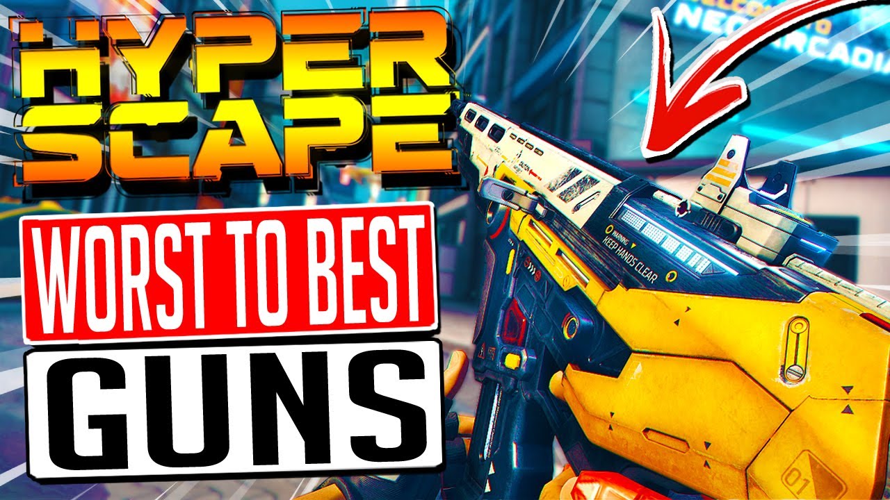 WORST to BEST guns in HYPER SCAPE (Weapon Tier List)