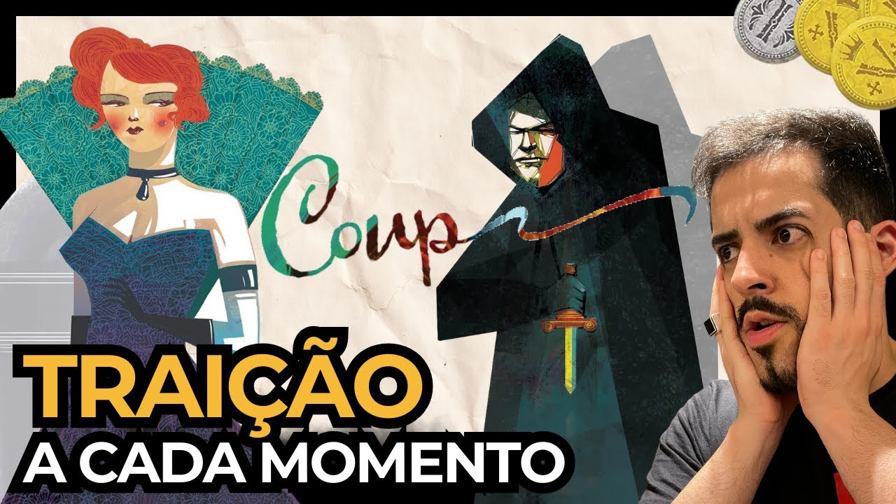 EM COUP,  É TUDO OU NADA!  As melhores estratégias e Traições | Taverna do DinoChef