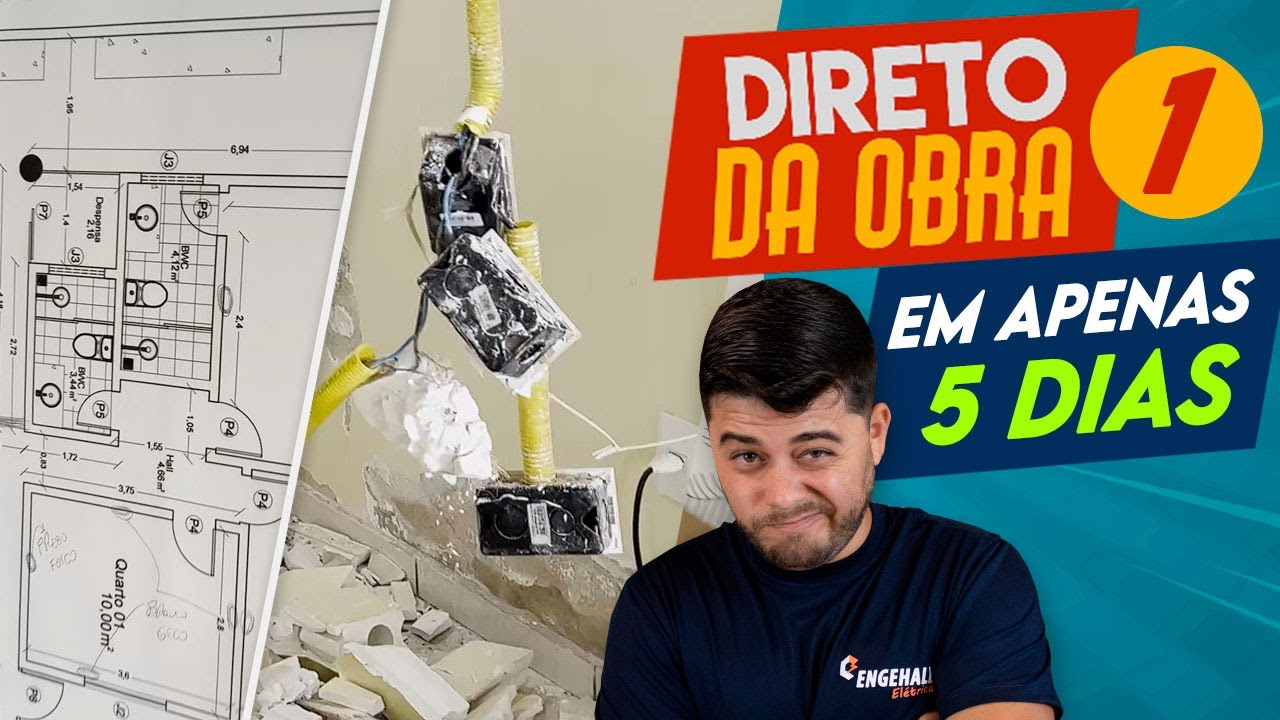 💡 PEGAMOS uma INSTALAÇÃO ELÉTRICA de 35 ANOS para REFORMAR