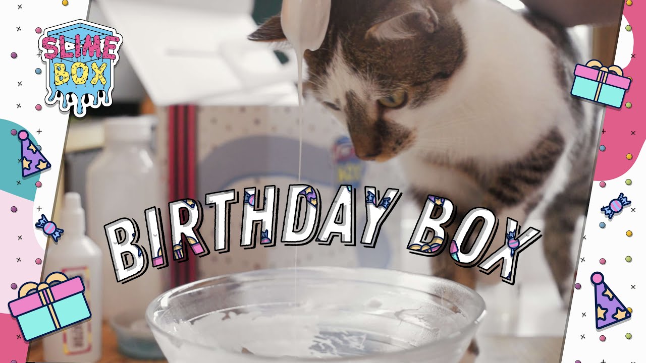 Birthday Slime Box - Unboxing