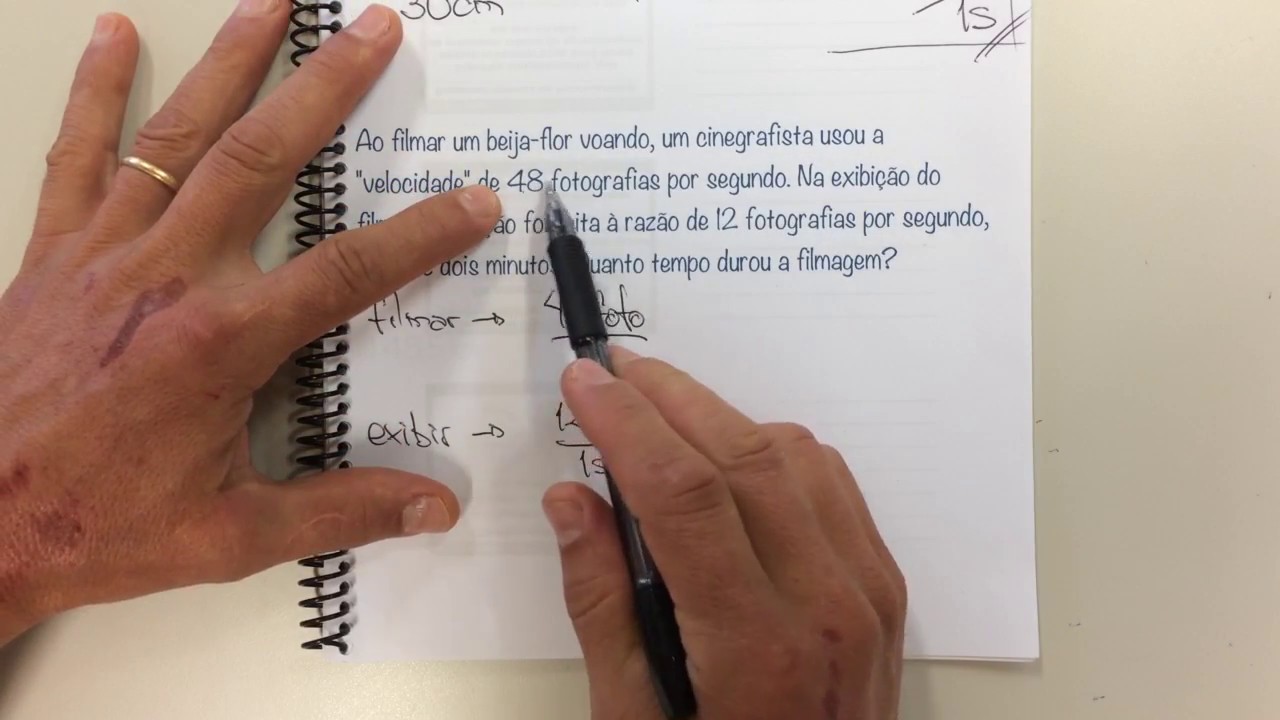 FBNET | Cn1 - Conversão de medidas de comprimento e tempo, fotografia estroboscópica e beija-flor