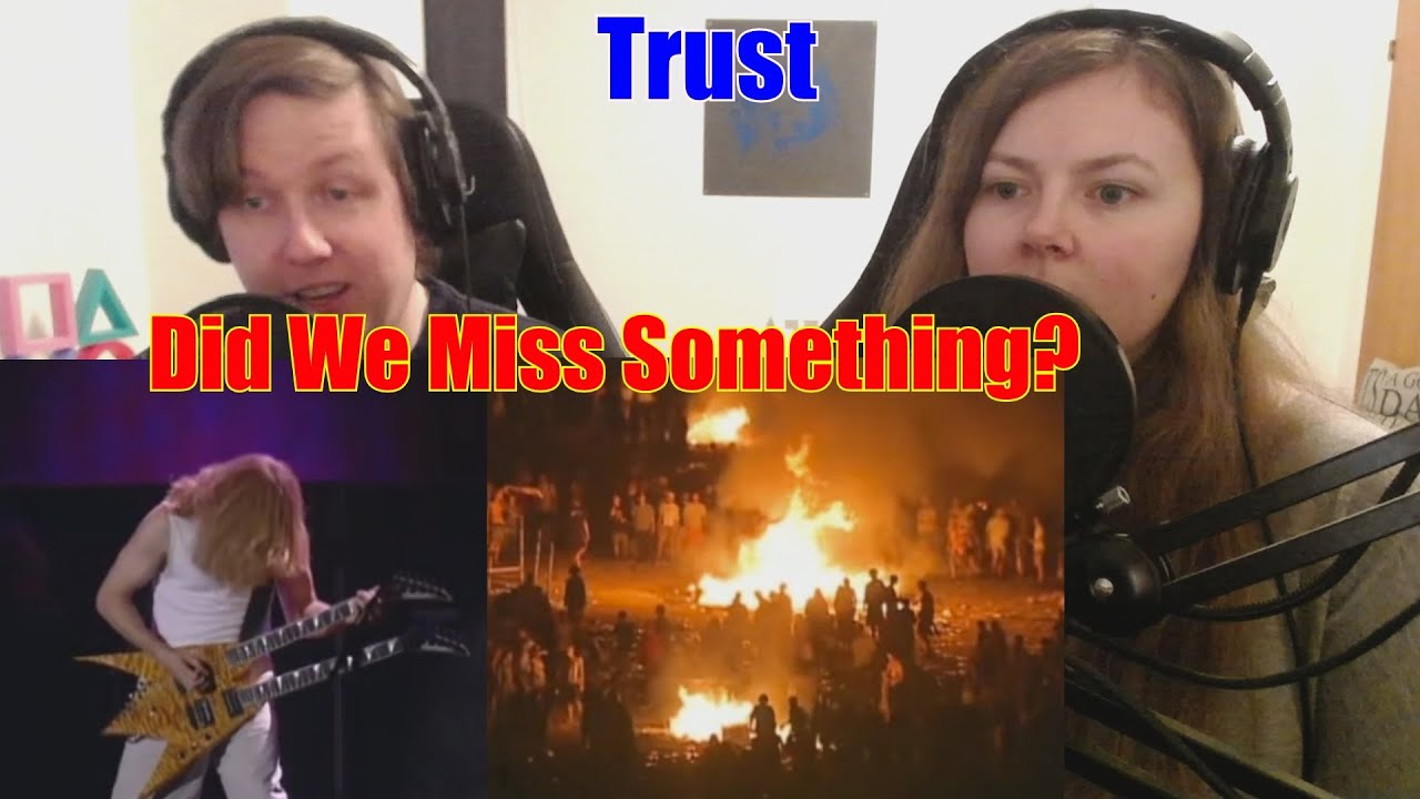 Couple First Reaction To - Megadeth: Trust [Live]
