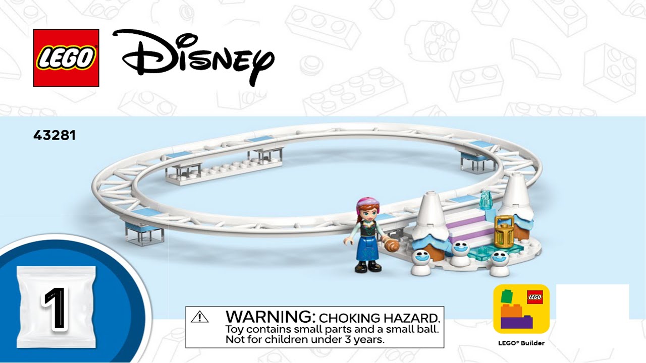LEGO Instructions - Disney - 43281 - Elsa's Ice Castle and Snow Ride Adventure - Frozen (Book 1)