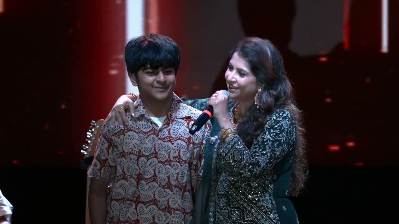 B.C. Sen Jewellers | Kaushiki Chakraborty’s Moonlit Performance of ‘Lagi Lagi’ with Son Rishith