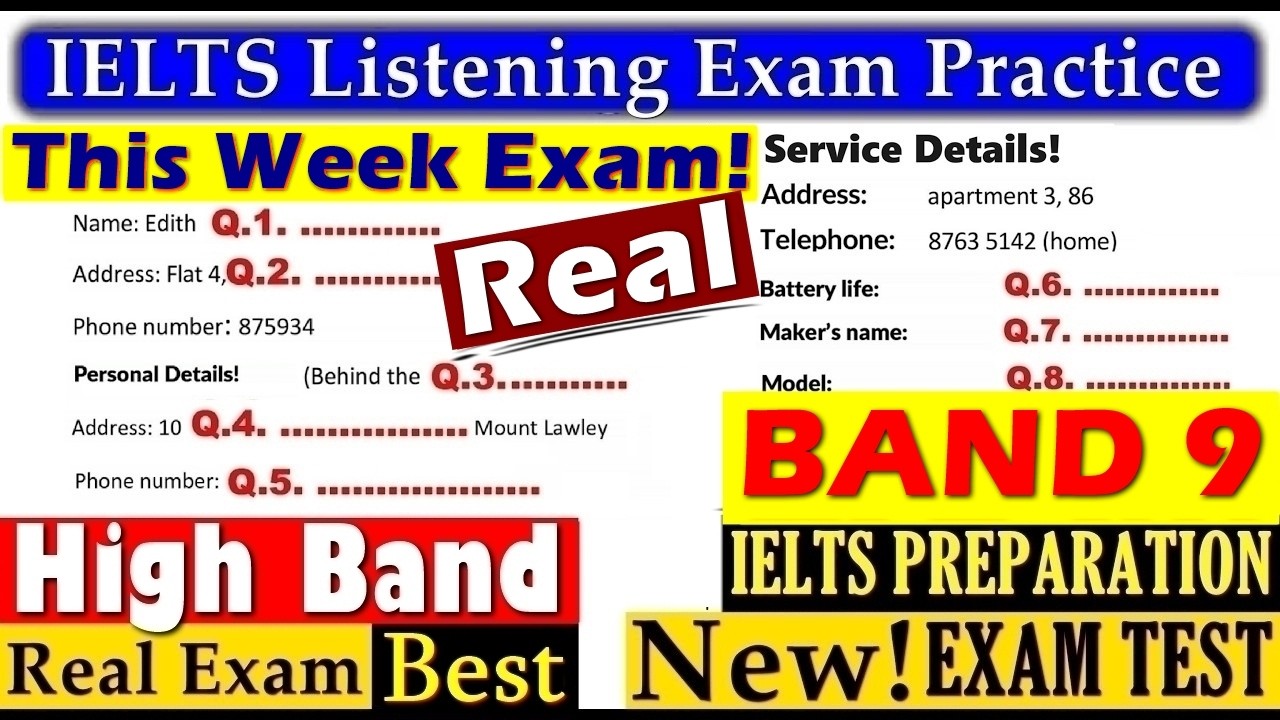 IELTS LISTENING PRACTICE TEST 2026 WITH ANSWERS | 11.02.2026