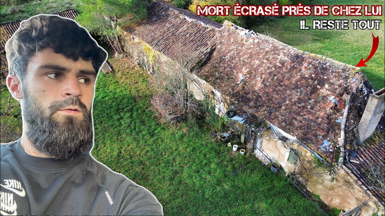 MORT ÉCRASÉ PRÈS DE CHEZ LUI IL RESTE TOUT DANS SA MAISON À L’ABANDON (URBEX)