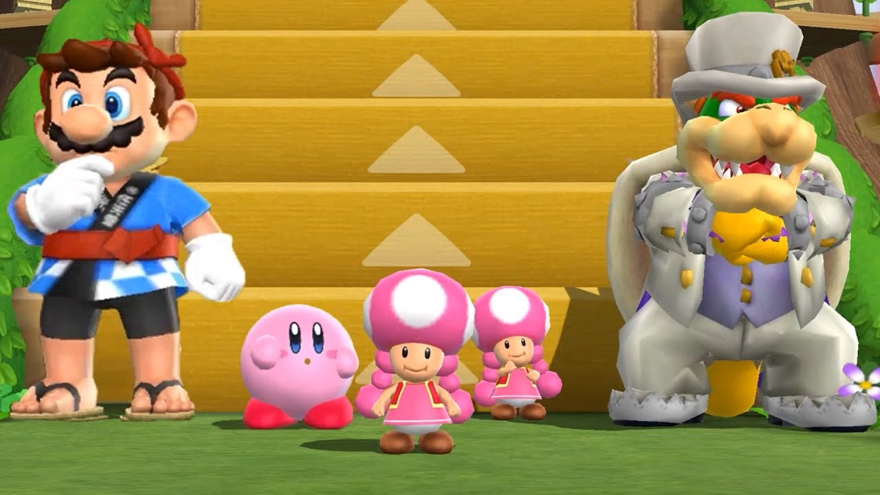 【マリオパーティ9】かちぬきバトルマリオvsキノピコvsカービィvsクッパ(マスター難易度)