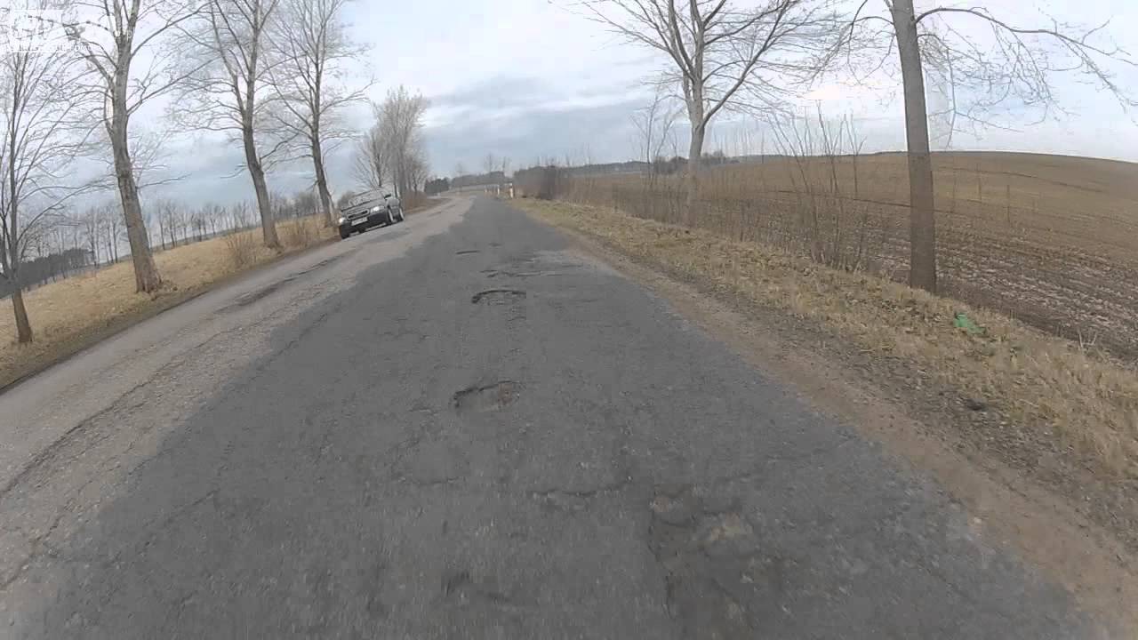 Droga 210. Dojazd do miejscowości Budowo