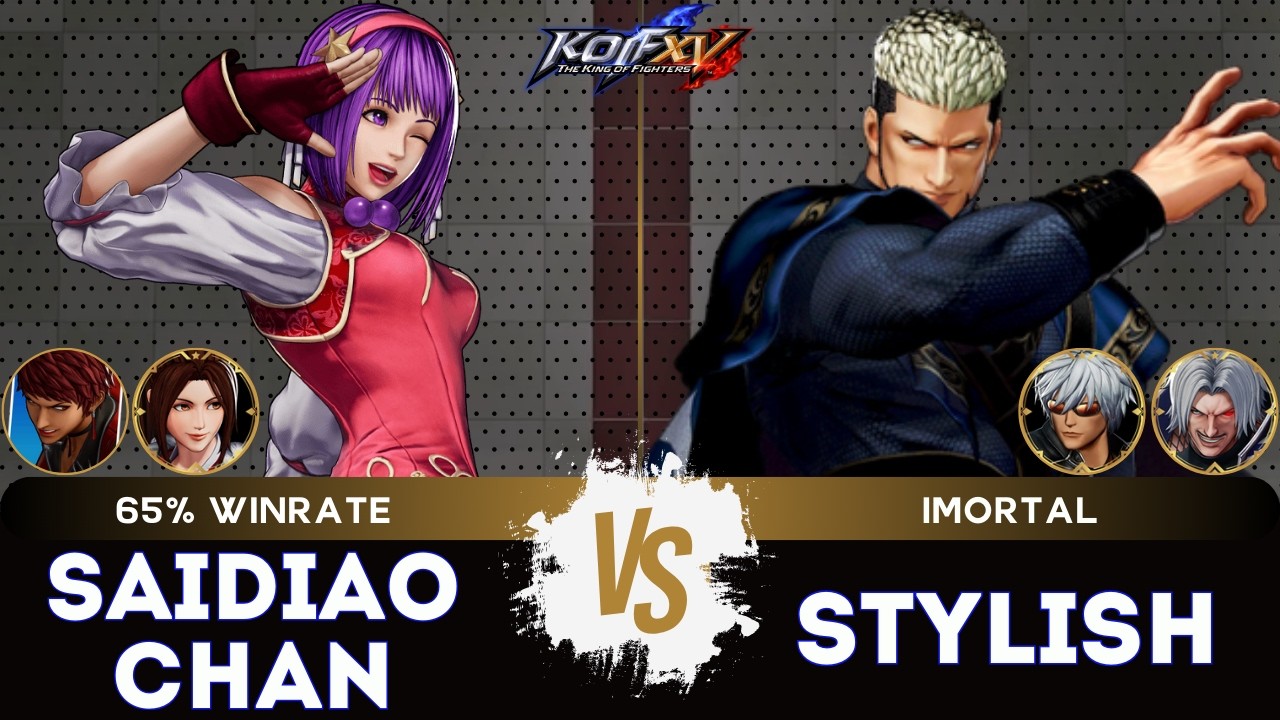 KOF XV ▰ SAIDIAOCHAN (Mai/Vice/Athena) 🆚 STYLISH (K'/O.Rugal/Goenitz) 🎞️Replay Match - 2/26