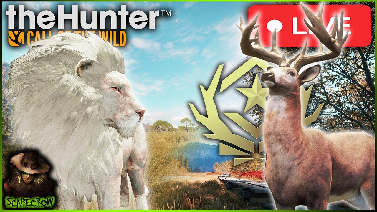 🔴LIVE🔴 Lets Chase Lions & The Great One Whitetail! 100 Deer Every Hour! Call of the wild