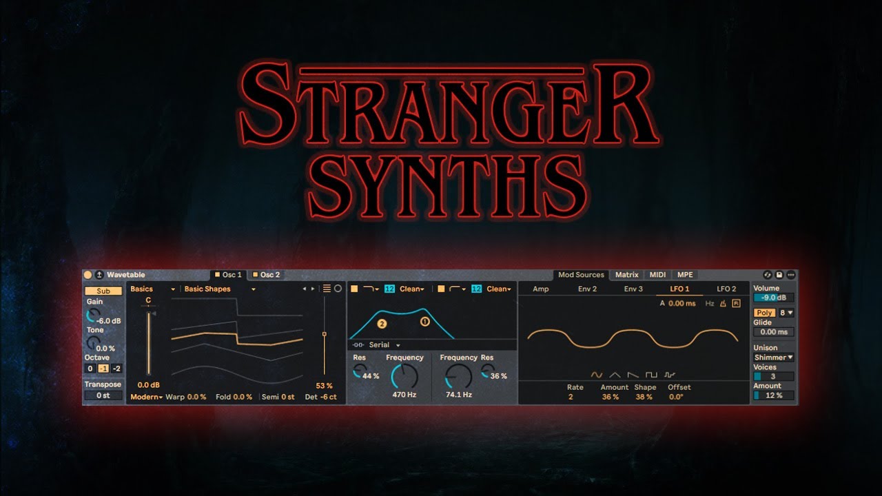 Making Ableton Synths That Sound Like Stranger Things!
