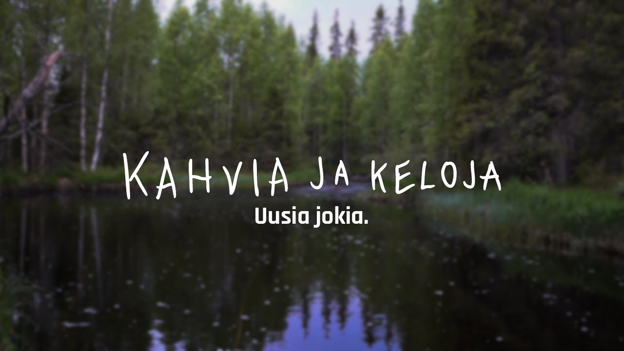 Kesäinen ilta uudella joella