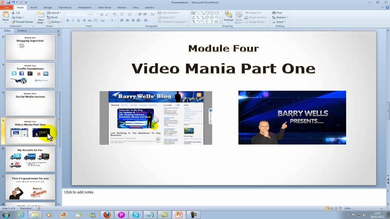 How To Create A PowerPoint Presentation Part One