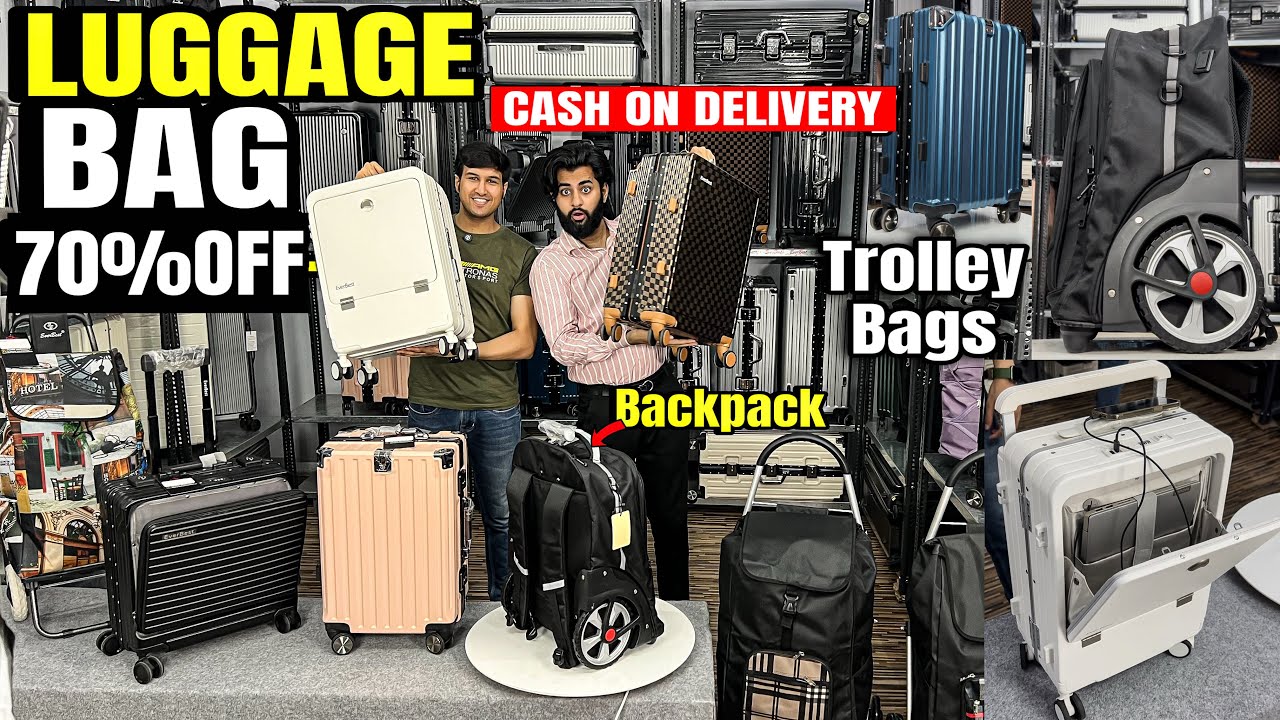 Best Luggage Bags | Smart Backpack | Trolley Bags |Travel Bag) Cheapest Luggage Bags Market in Delhi