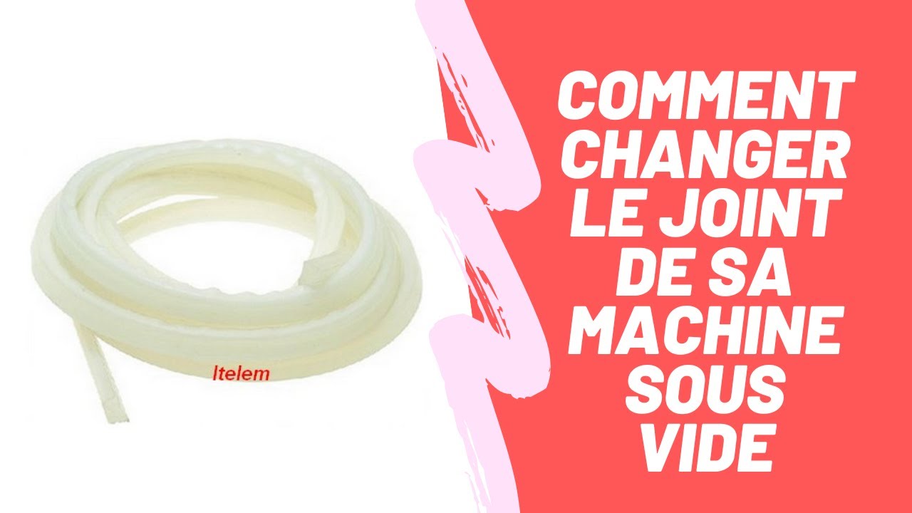 Comment changer le joint de sa machine sous vide | Le Labo du Boucher