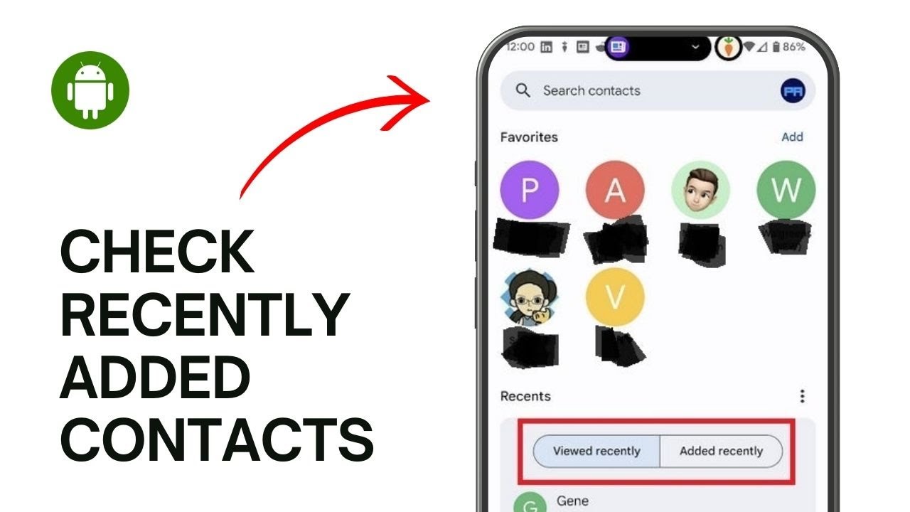 How to Check Recently Added Contacts on Android