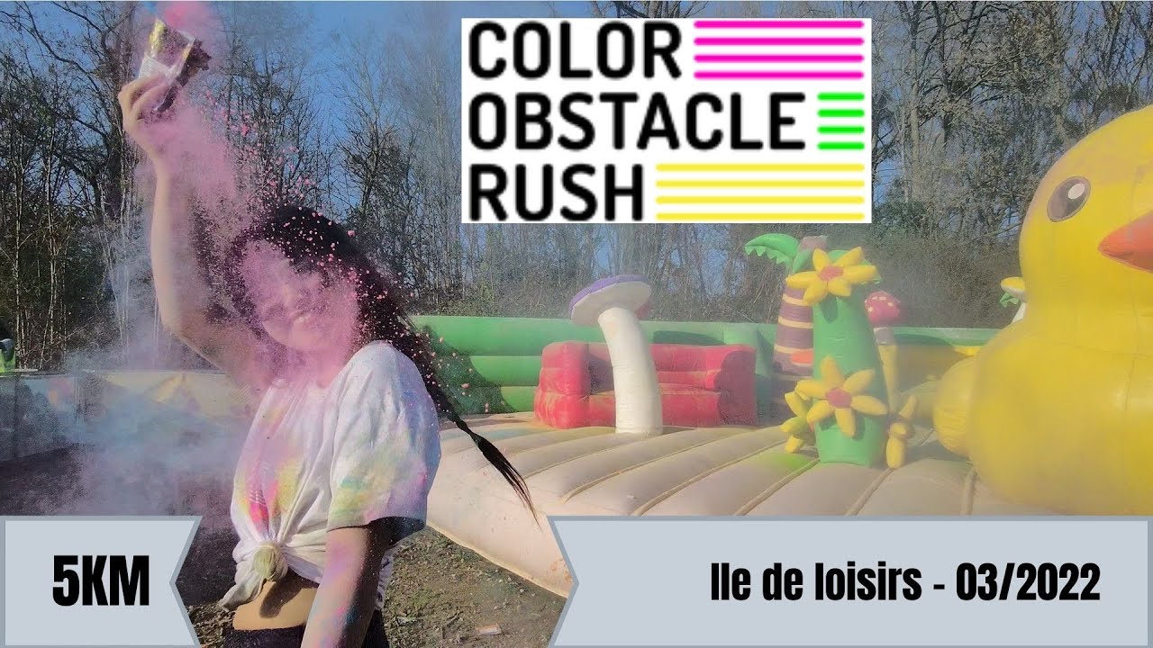 COLOR OBSTACLE RUSH 2022 Paris - Amazing Course