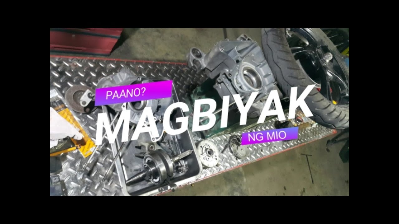 PAANO BA MAG BIYAK NG MAKINA NG MIO?