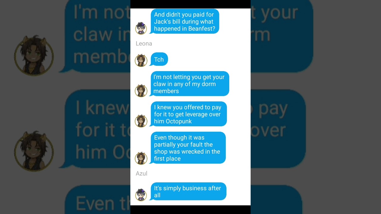 Overblot Groupchat - Leona Kingscholar : Naive First Years & The Unfairness of the World