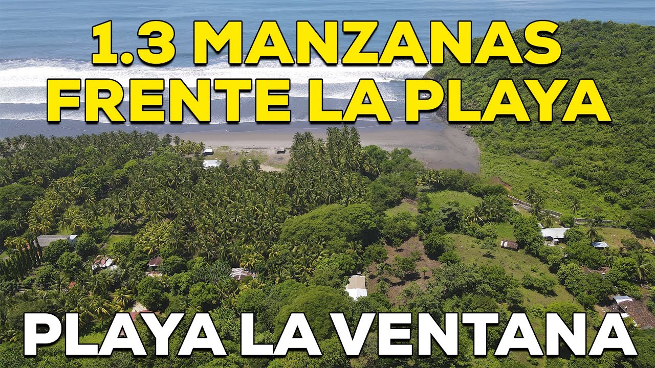 CONOCE LAS PLAYAS DEL ORIENTE DE EL SALVADOR, TERRENO EN VENTA FRENTE AL MAR EN LA VENTANA
