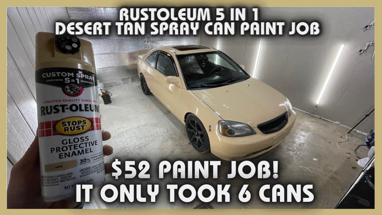 АЭРОЗОЛЬНАЯ КРАСКА 5 В 1 RUST-OLEUM. ПУСТЫННЫЙ ЗАГАР С ПОТРЯСАЮЩИМИ РЕЗУЛЬТАТАМИ!