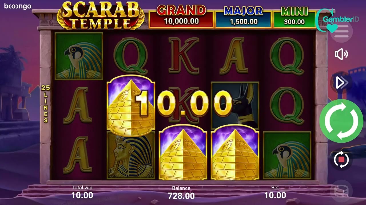 Scarab Temple Hold and Win by 3 Oaks Video Review | GamblerID