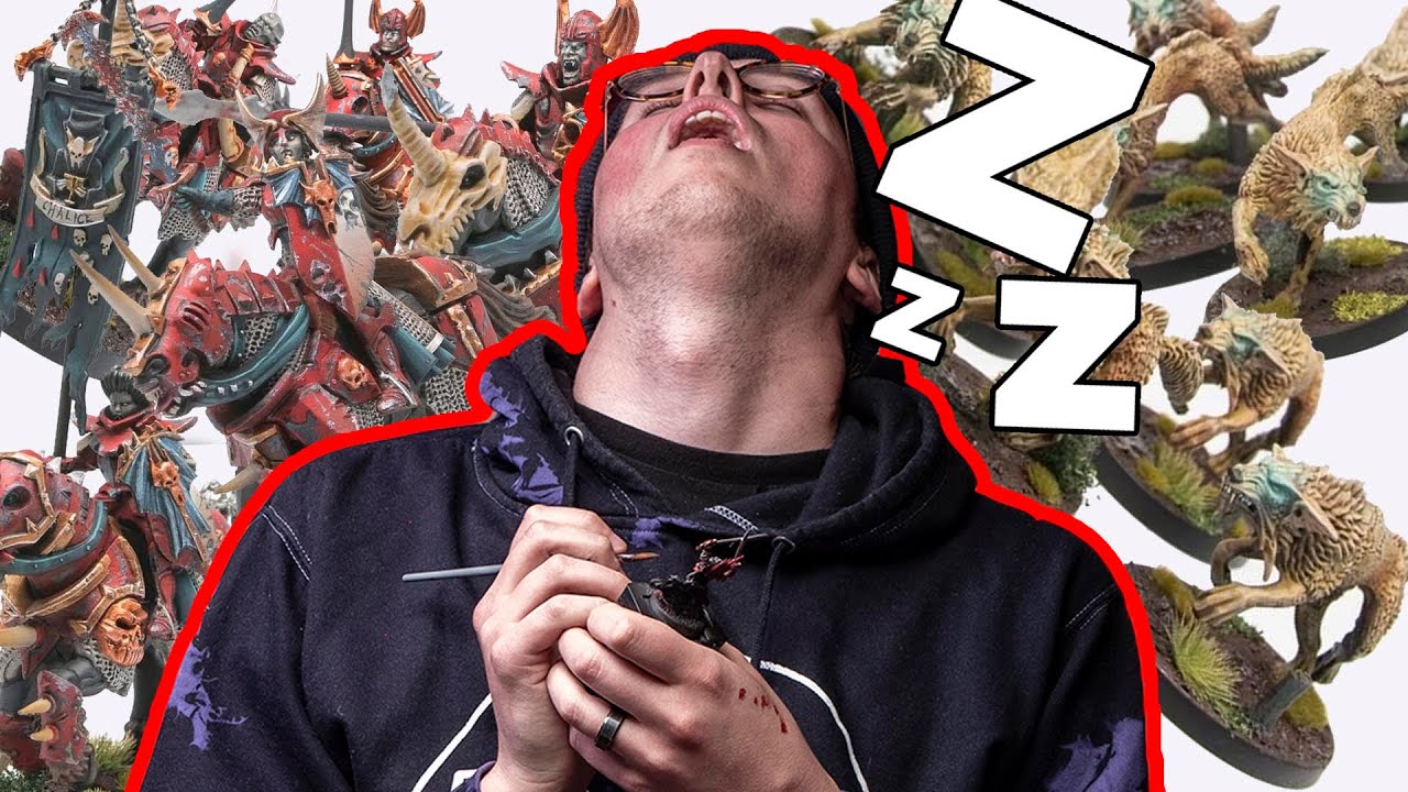 Painting Warhammer Minis for 38 Hours STRAIGHT