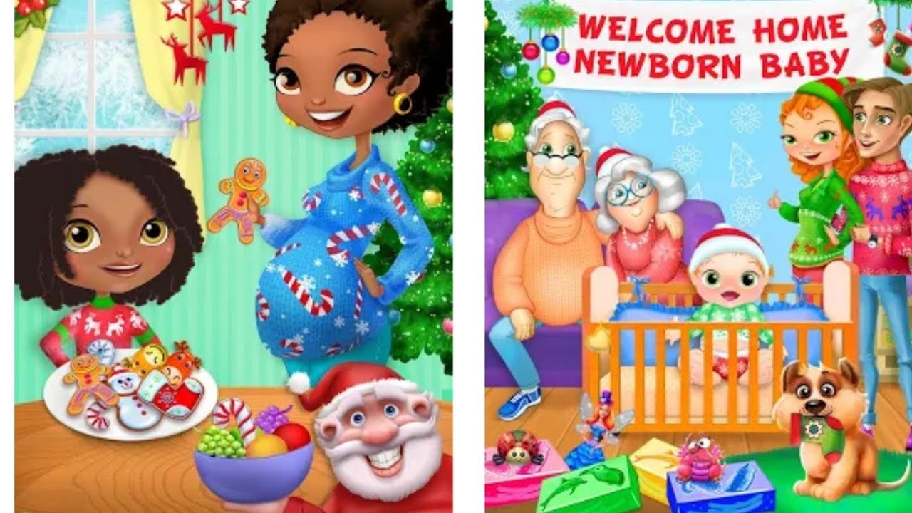 My Newborn Sister Xmas Miracle - TabTale Android gameplay Movie apps free kids best top TV film