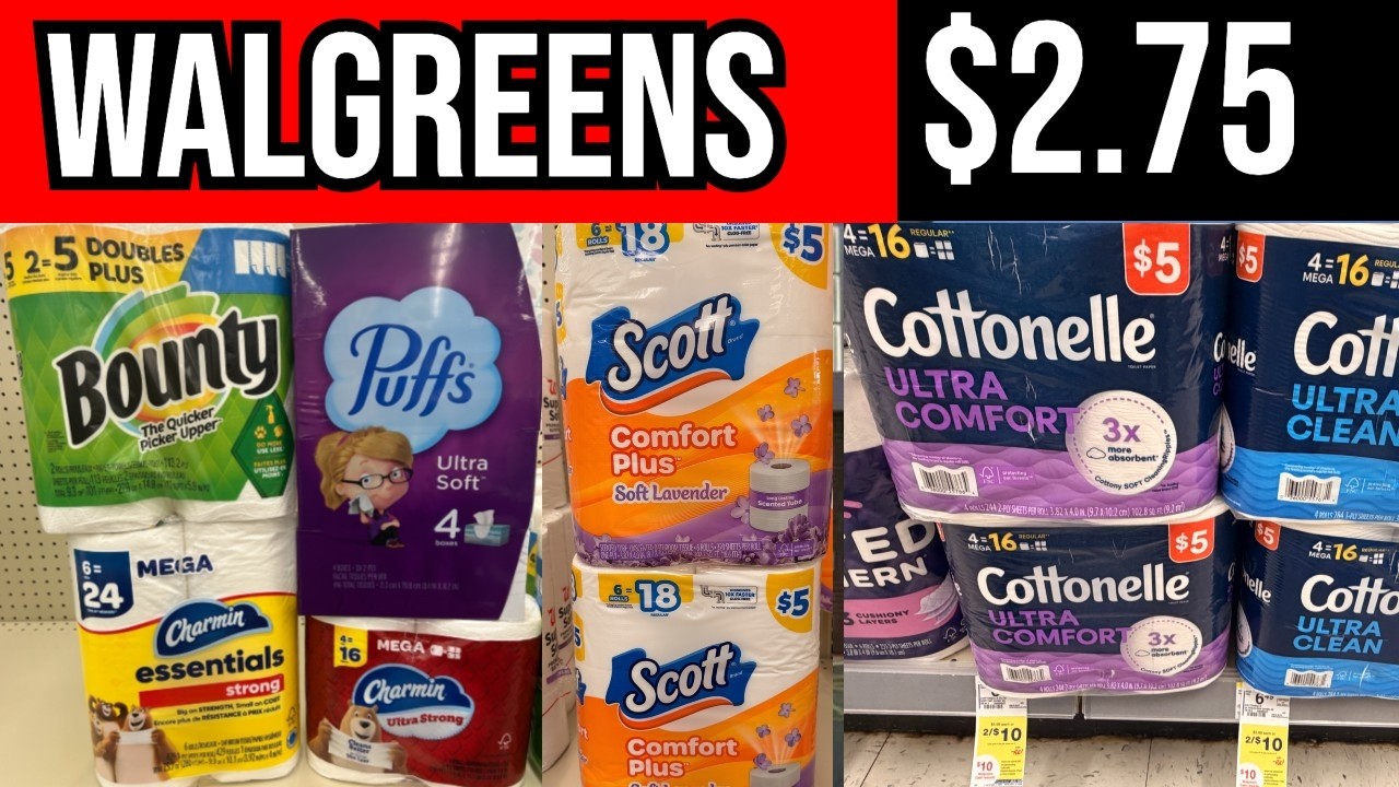 ГОРЯЧИЕ СКИДКИ в Walgreens: БУМАЖНАЯ ПРОДУКЦИЯ по $2.75 до 4 ИЮЛЯ!