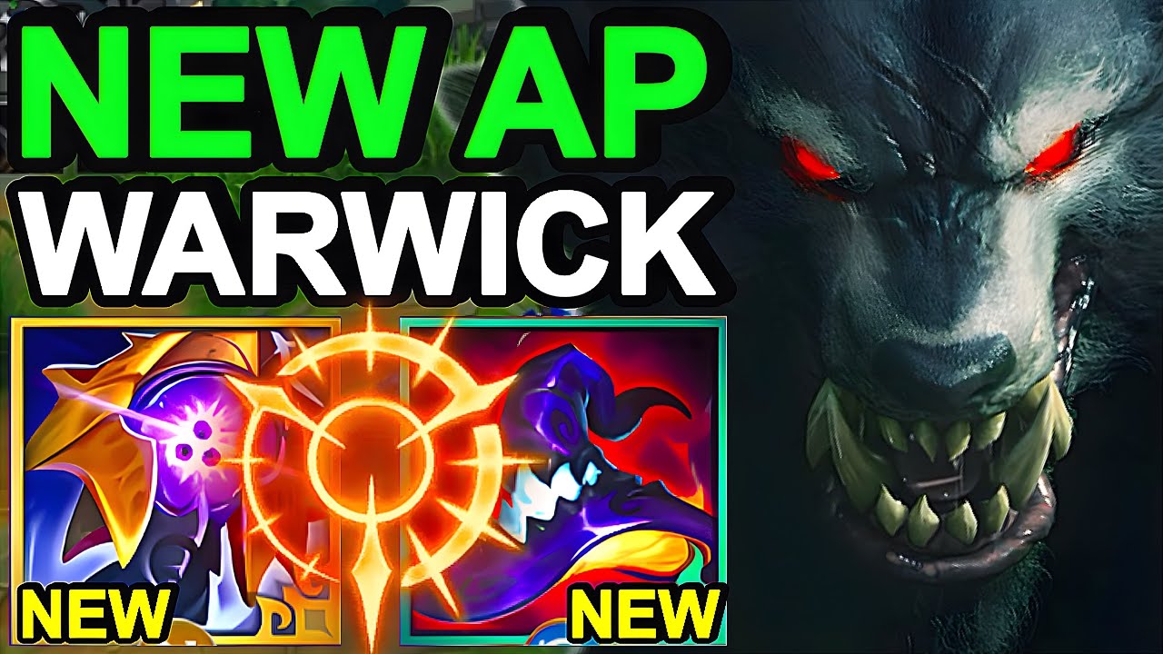 Wild Rift China Warwick Top - 23KILL NEW AP WARWICK Build Runes - Challenger Solo Rank Gameplay
