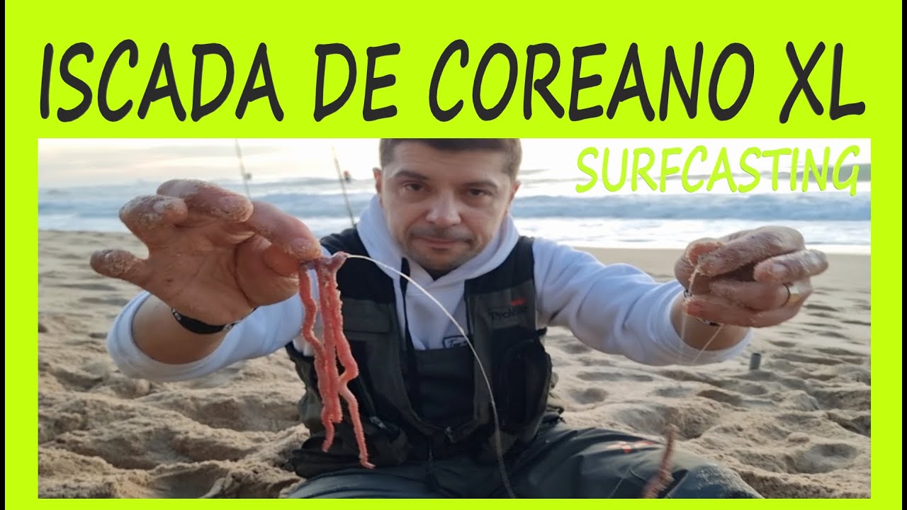 Iscada de Minhoca Coreana Surfcasting