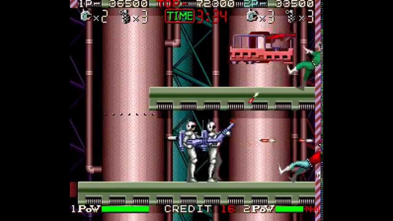 Spark Man arcade 2 player 60fps