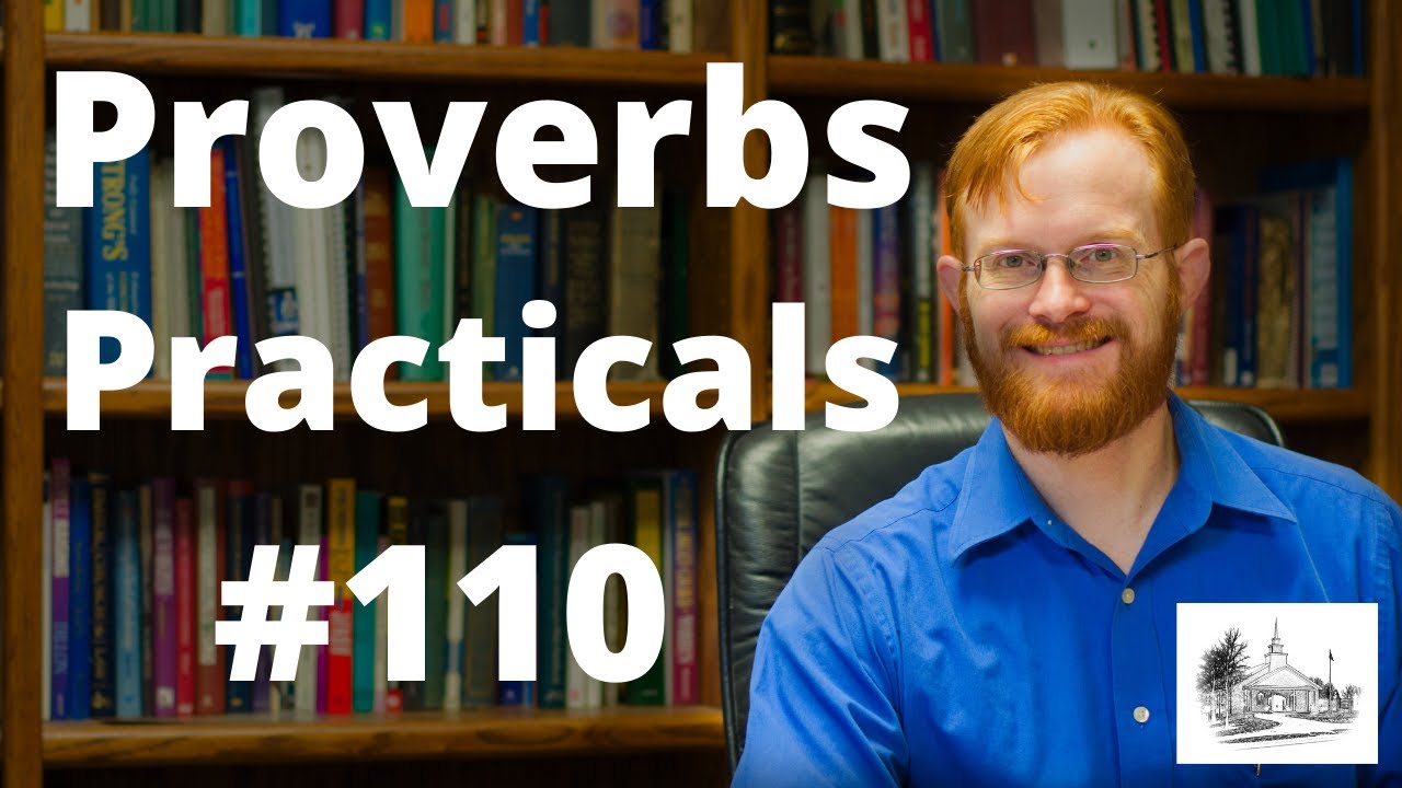 Proverbs Practicals 110 - Proverbs 20:30 -- Uncomfortable Healing