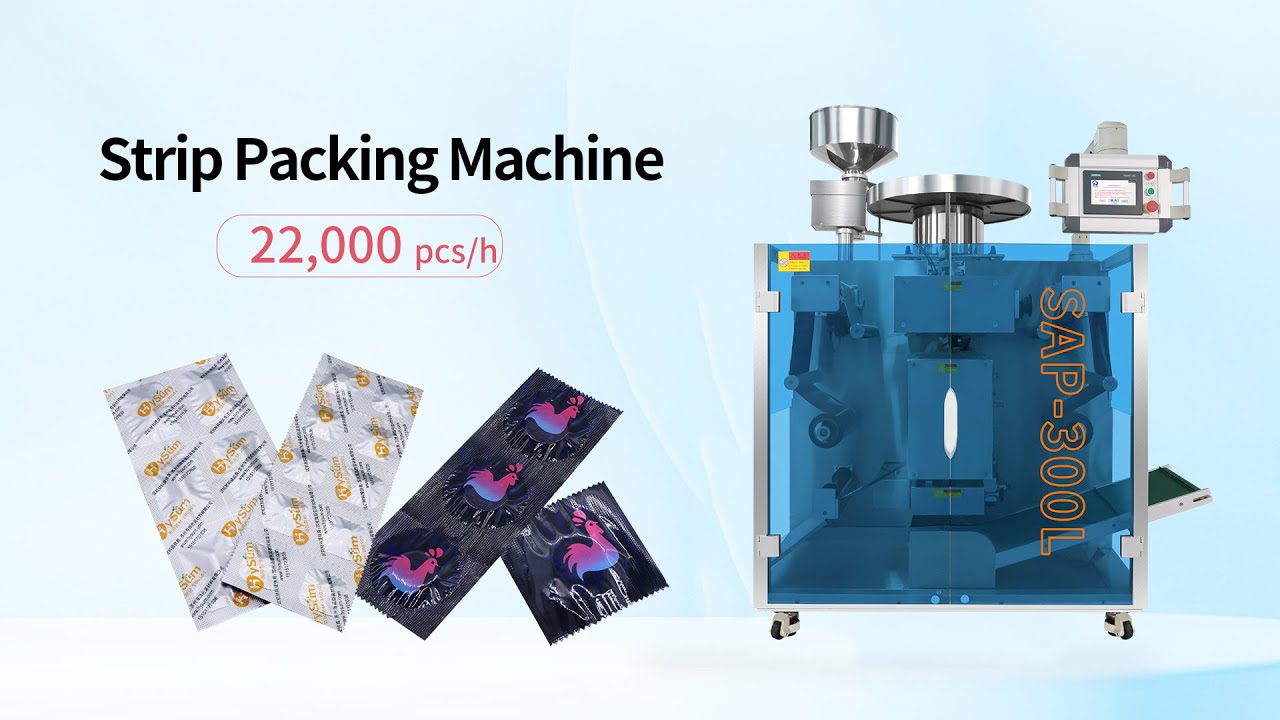 Strip Packing Machine Automatic for Pharmaceutical Packaging Tablets Capsules