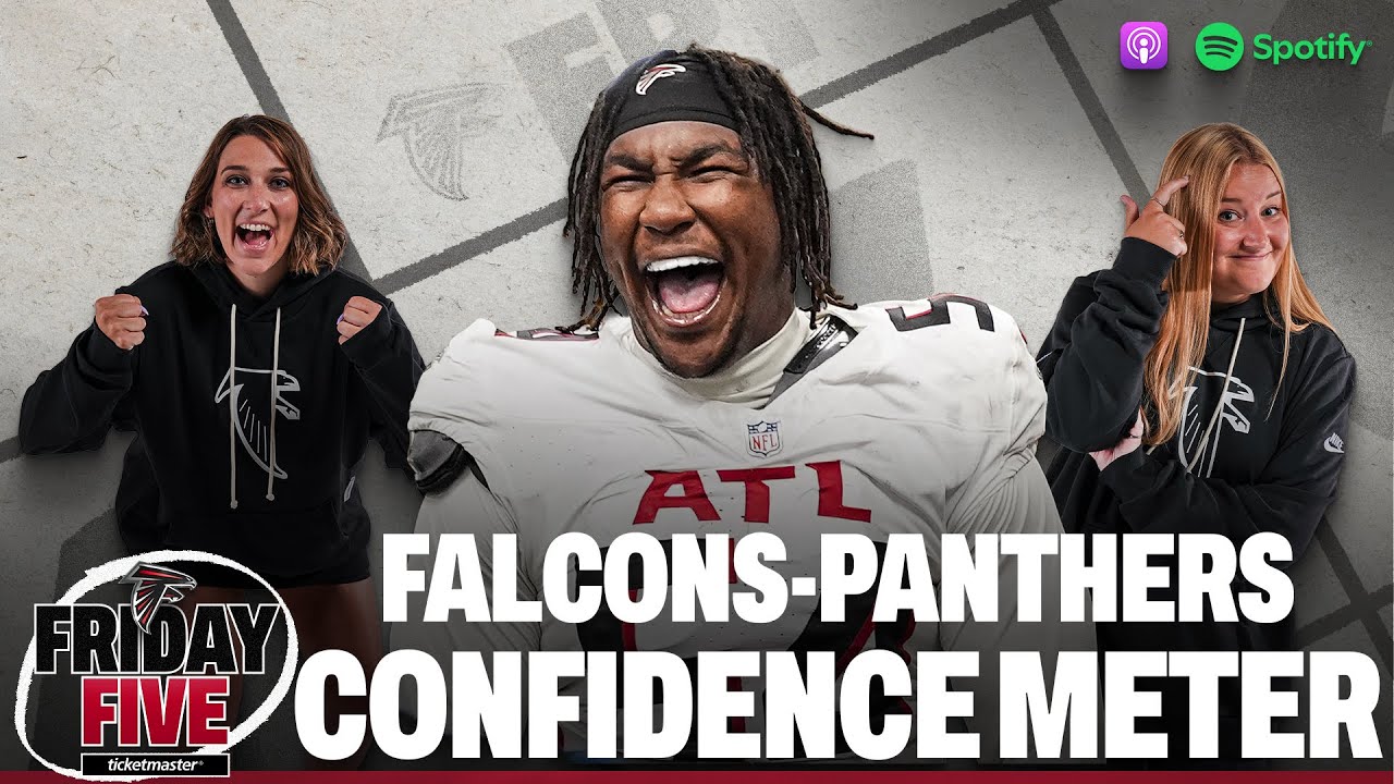 Checking the confidence meter before a Carolina road trip | Friday Five Podcast | Atlanta Falcons