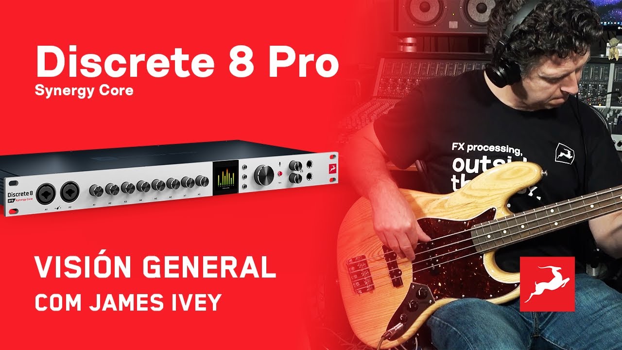 Discrete 8 Pro Synergy Core - Thunderbolt 3 y USB - Visión General