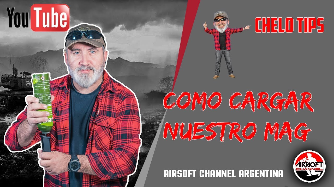Forma correcta de cargar el Mag de nuestras réplicas de Airsoft En Español